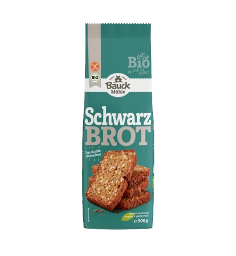 Schwarzbrot Backmischung - Bauck Mühle