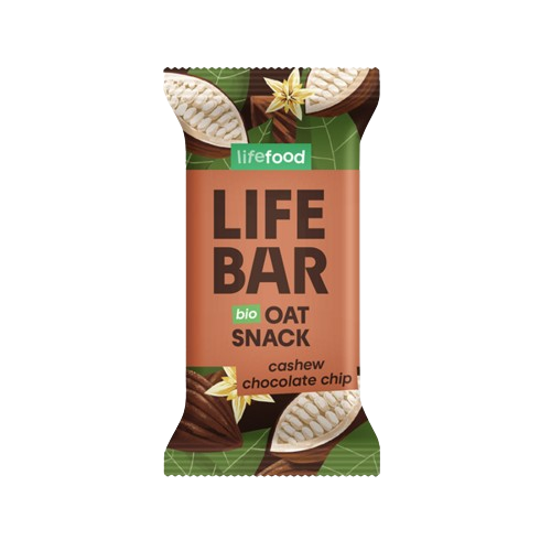 Lifebar Hafer-Snack Cashew Chocolate Chip - Lifefood