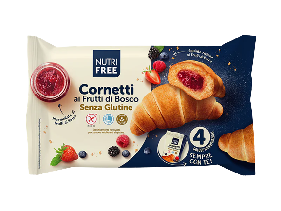 Cornetti ai frutti di bosco - Nutrifree