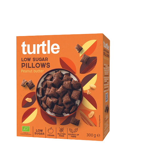 Low Sugar Pillows Knusperkissen Erdnussfüllung - Turtle