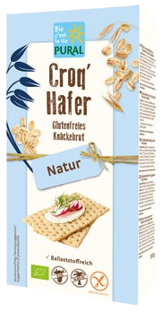 Croq`Hafer Natur glutenfrei Knäcke - Pural