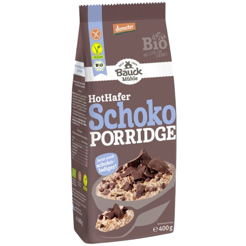 Hot Hafer Schoko Porridge - Bauck Mühle