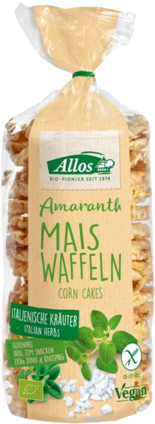 Amaranth Mais-Waffeln Italienische Kräuter - Allos