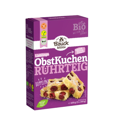 Obstkuchen Rührteig - Bauck Mühle