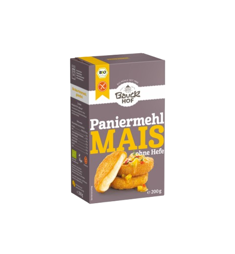 Mais Paniermehl ohne Hefe glutenfrei- Bauck Mühle