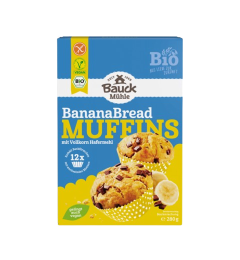 Banana Bread Muffins Bio- Bauck Mühle