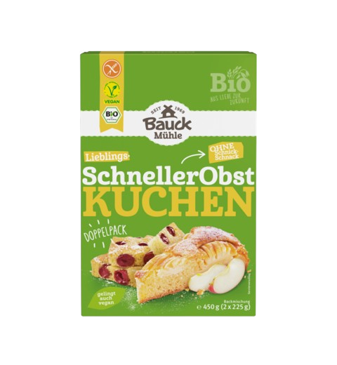 Obstkuchen Rührteig - Bauck Mühle