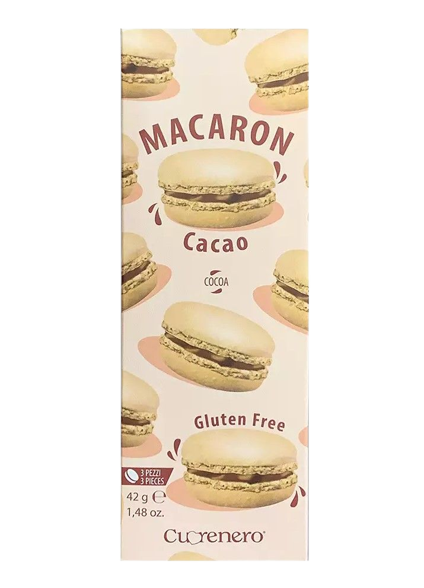 Macaron Al Cacao - Cuorenero