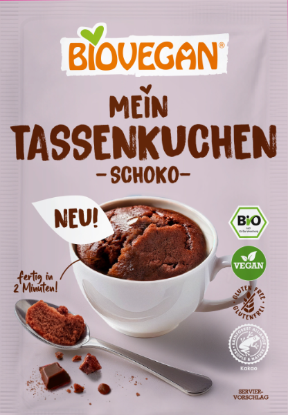 Tassenkuchen Schoko - Biovegan