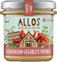 Auf's Brot Kürbiskern gegrillte Paprika- Allos