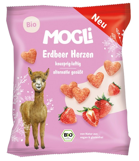 Erdbeer Herzen- Mogli