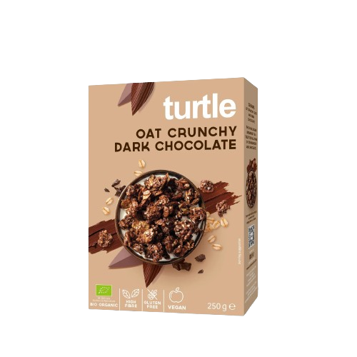 Oat Crunchy Dark Chocolate - Turtle