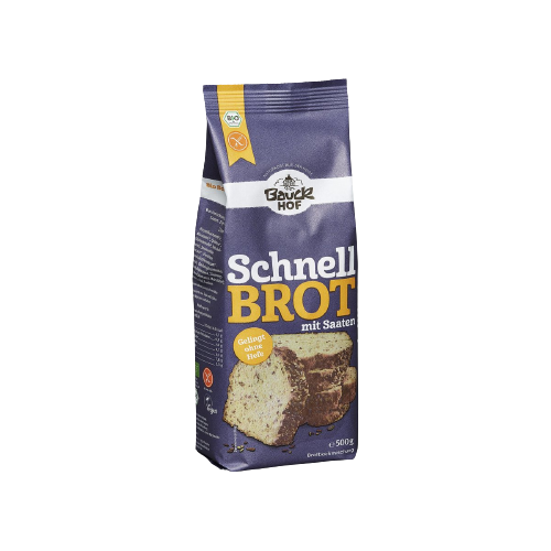 Schnellbrot mit Saaten Backmischung - Bauckhof