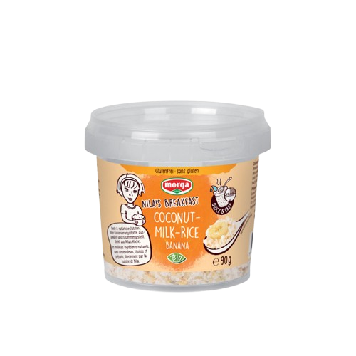 Nila`s Kokosmilch-Reis Banane Bio Glutenfrei- Nila`s