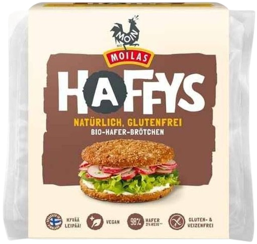 Haffys Haferbrötchen Pur - Moin Bio Backwaren