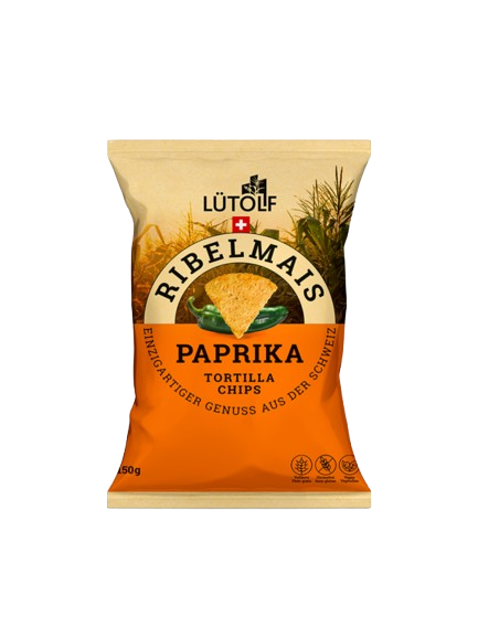 Ribelmais Tortilla Chips Paprika - Lütolf